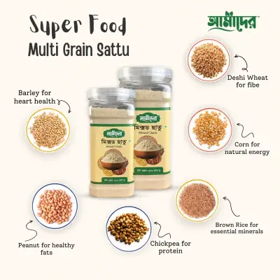 Amader Multigrain Sattu | Amader Mixed Chatu (1kg Pack)